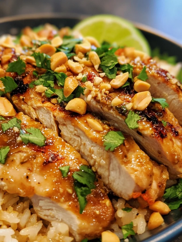 Crockpot Thai Peanut Chicken