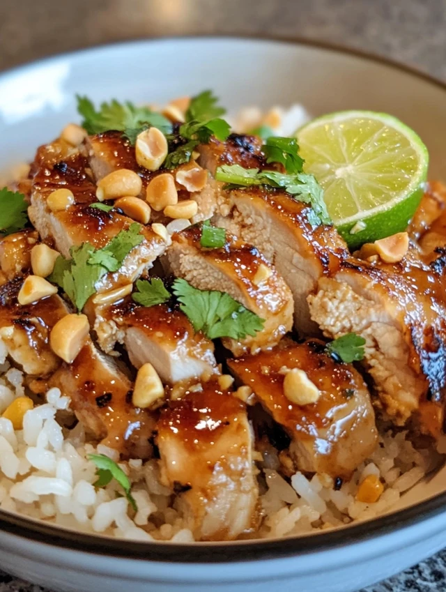 Crockpot Thai Peanut Chicken