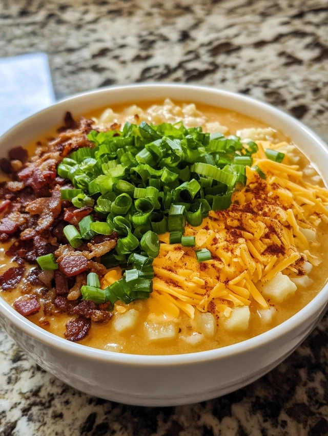 Homemade Loaded Potato Soup