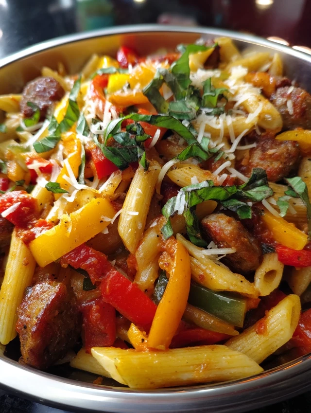 Spicy Italian Sausage Pasta