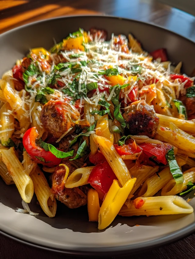 Spicy Italian Sausage Pasta