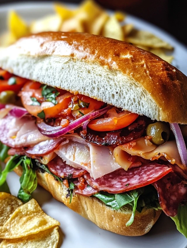 Chopped Italian Sandwich Recipe