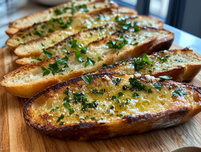 Garlic bread recipe featured photo