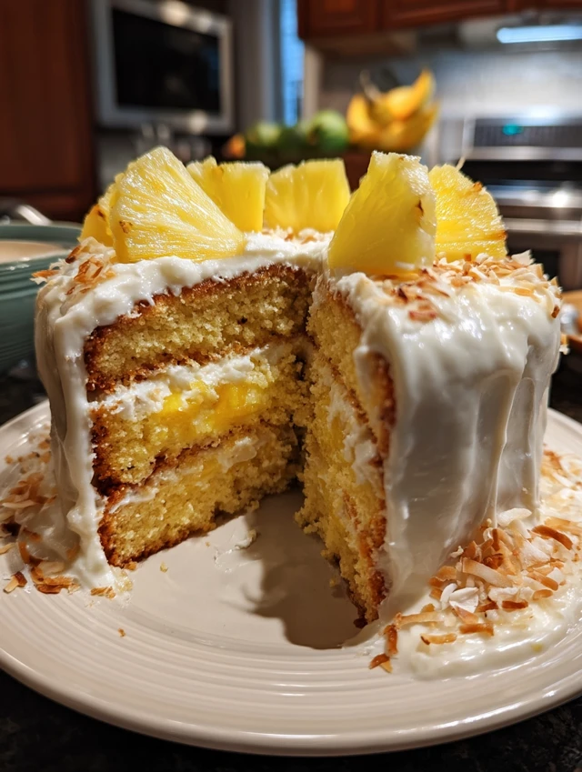 Hawaiian Pineapple Cake