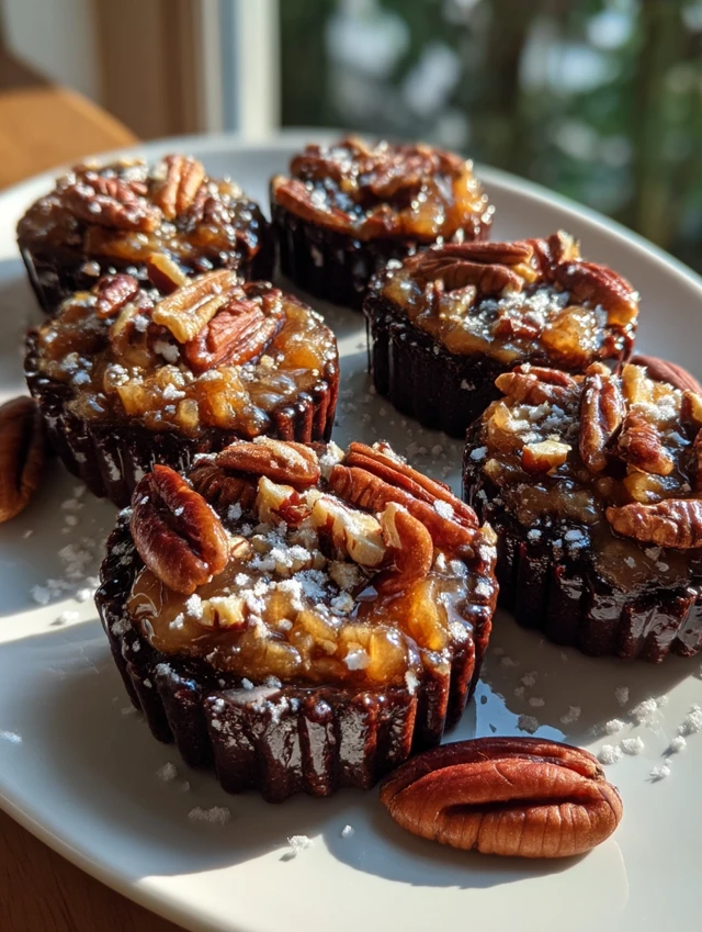 Pecan Pie Brownie Bites recipe