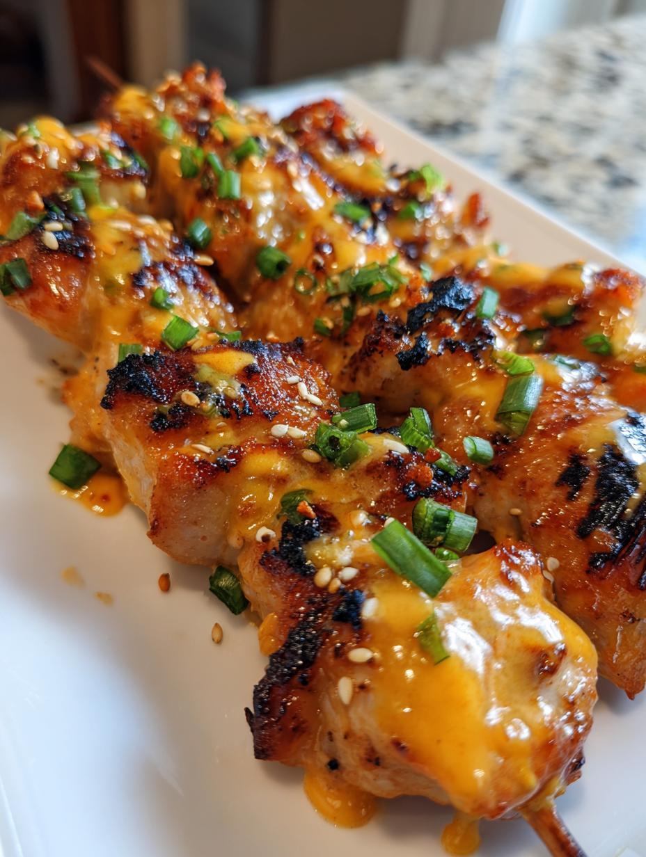 Bang Bang Chicken Skewers - detail 1