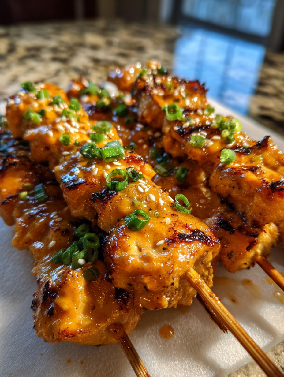 Bang Bang Chicken Skewers - detail 2