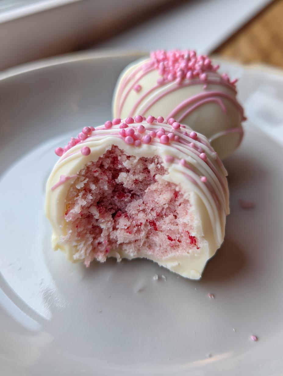 Best Strawberry Velvet Cheesecake Truffles - detail 1