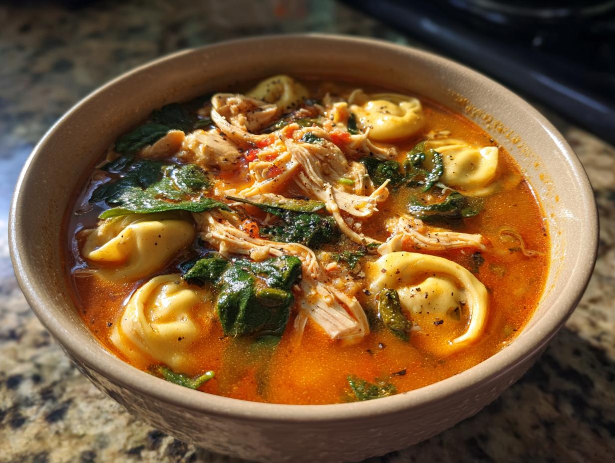 Chicken Tortellini Soup