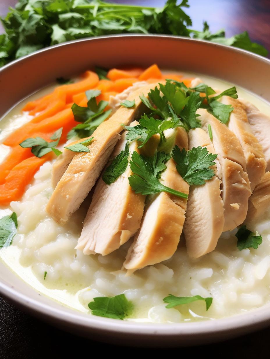 Creamy Chicken and Rice Soup - detail 2