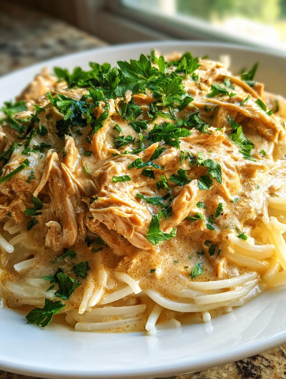 Crockpot Angel Chicken - detail 2