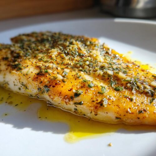 baked tilapia lemon garlic