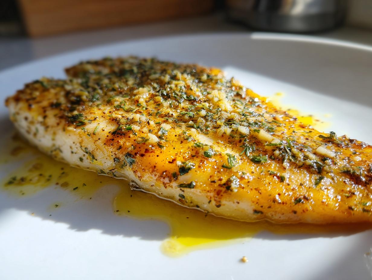 baked tilapia lemon garlic