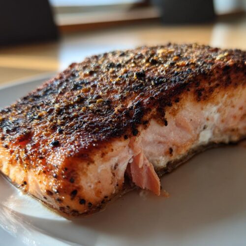 blackened cajun salmon fillets