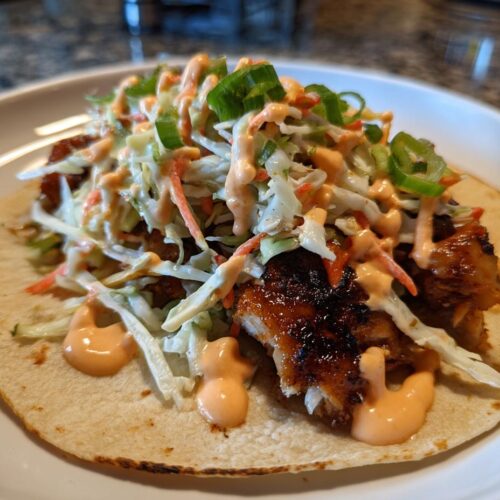 blackened mahi mahi tacos