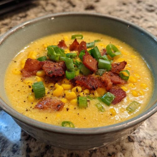 corn and bacon chowder