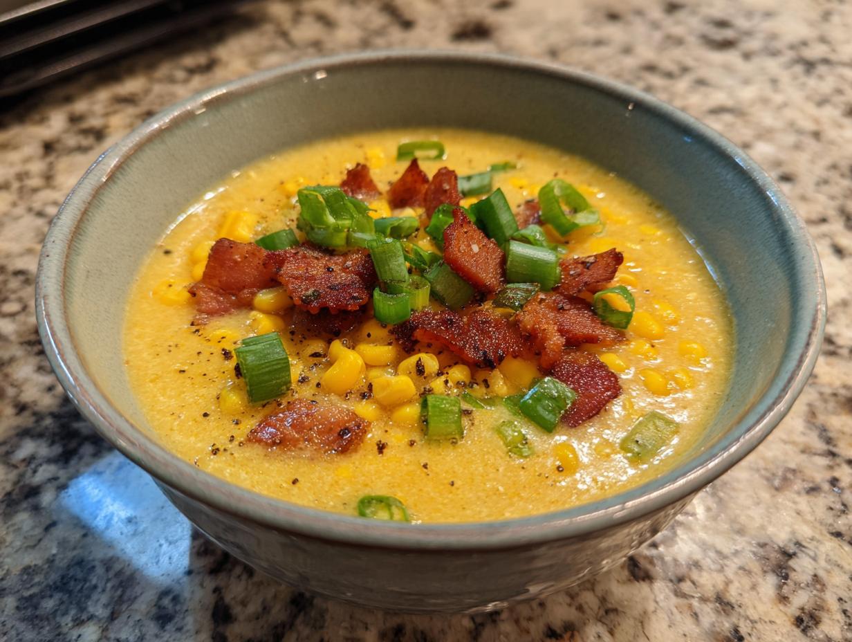 corn and bacon chowder