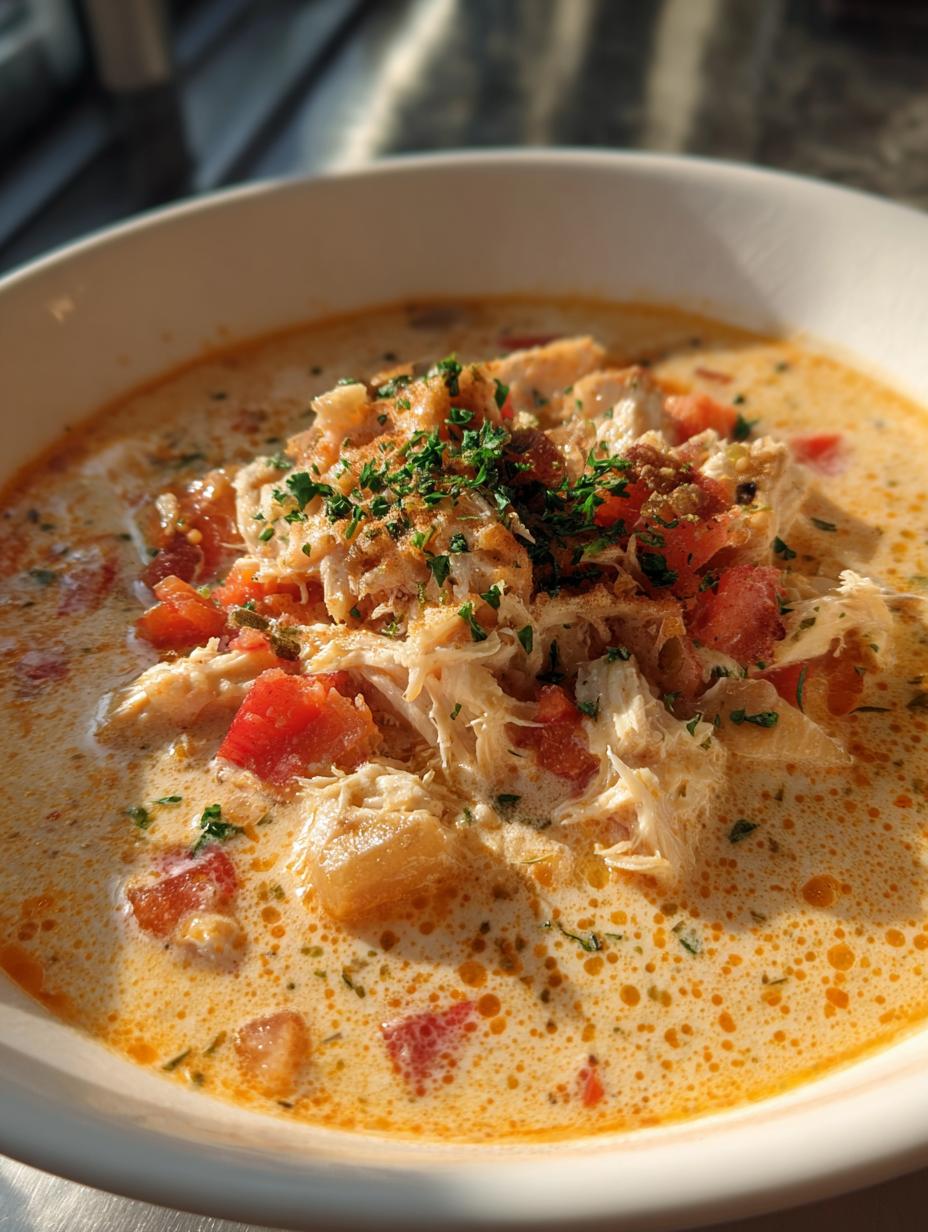 crab bisque restaurant style - detail 2