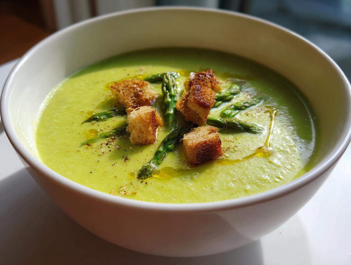 cream of asparagus soup