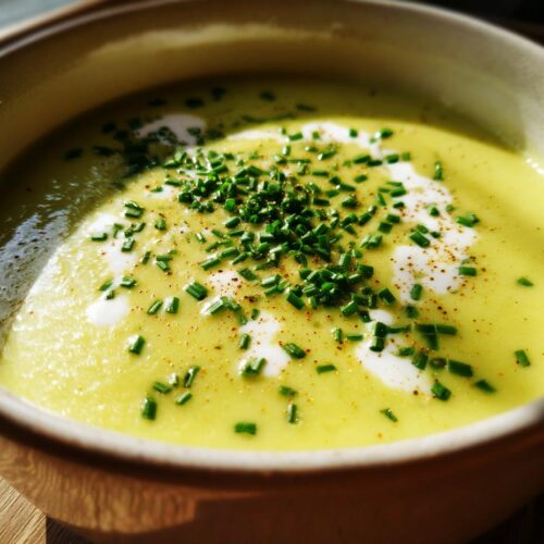 french potato leek soup