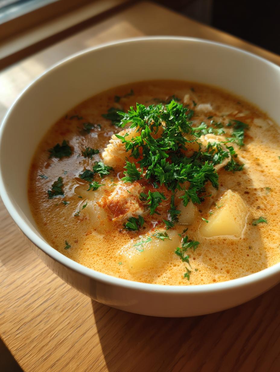 german potato soup kartoffelsuppe - detail 1