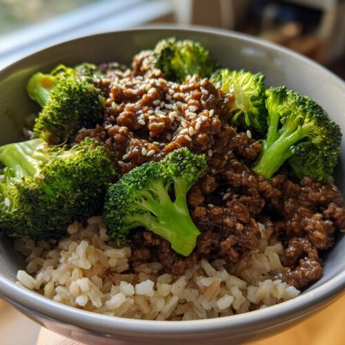 korean beef bowl high protein