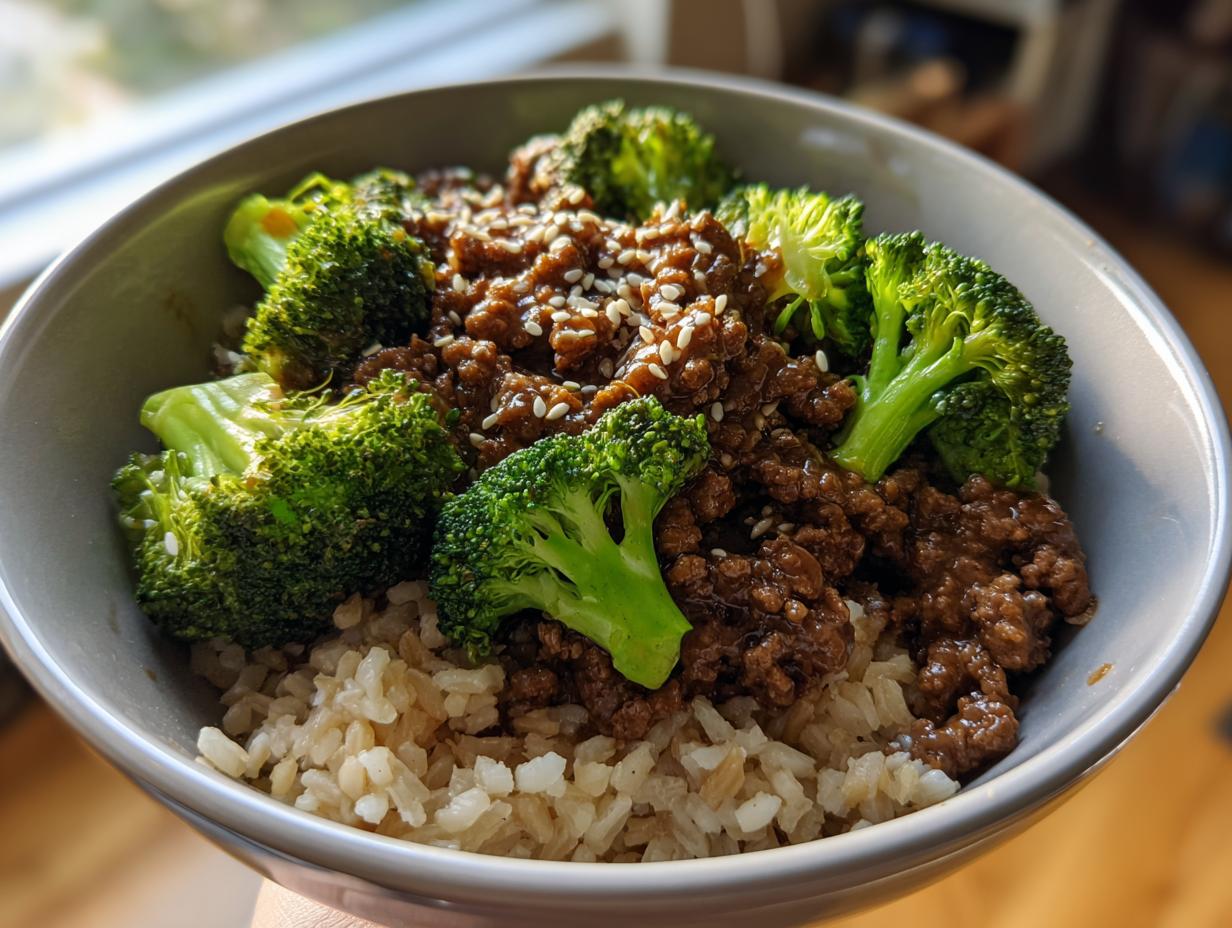 korean beef bowl high protein