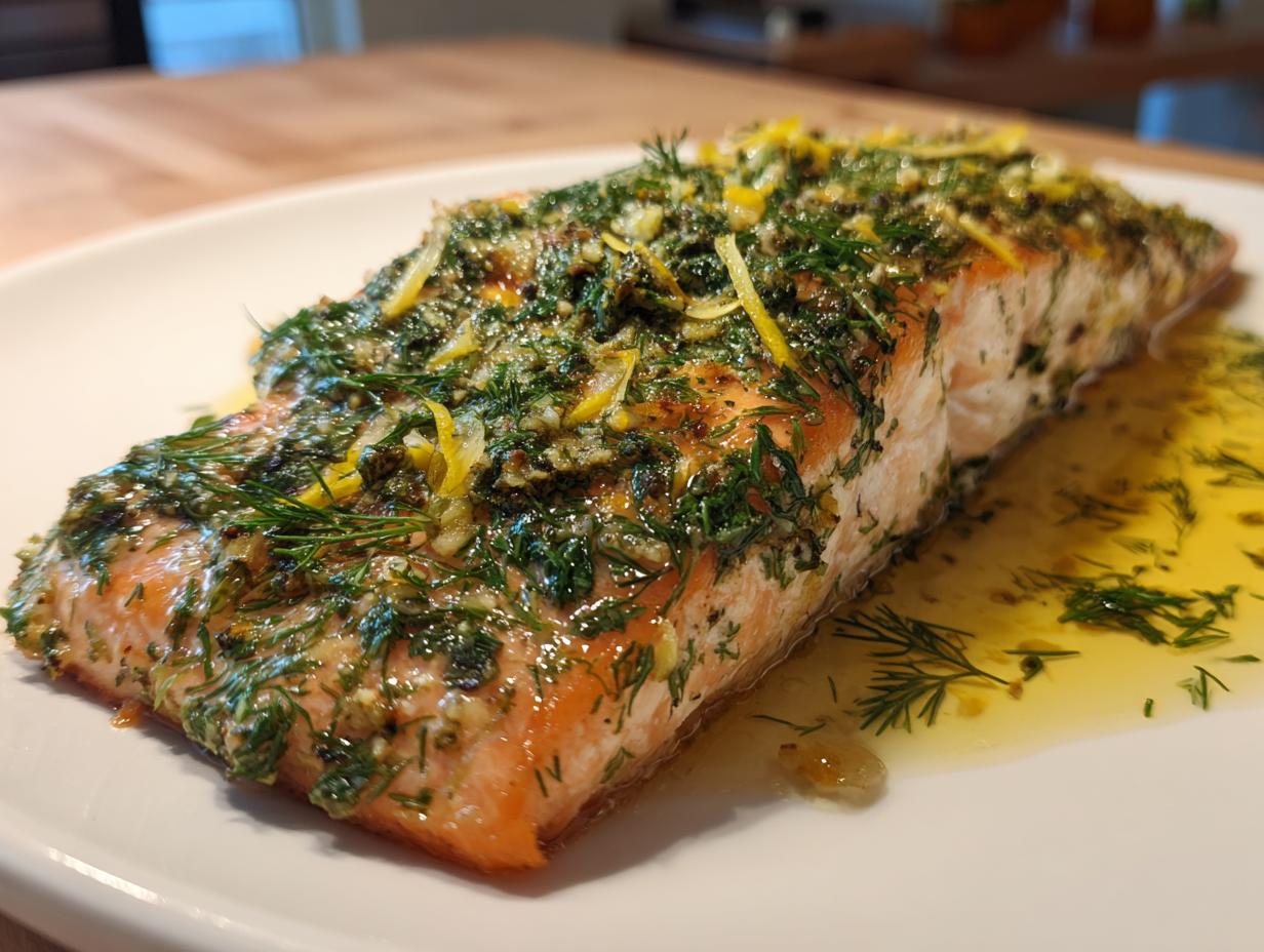 lemon dill baked salmon