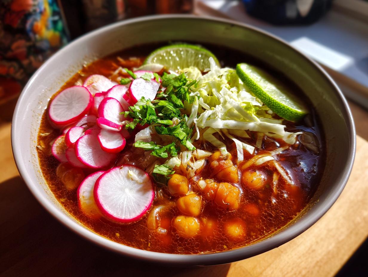 mexican pozole soup hominy