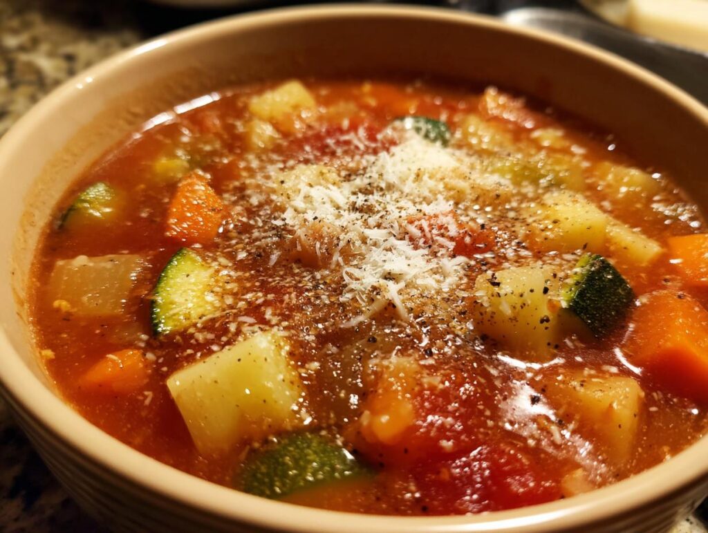 minestrone soup vegetarian classic