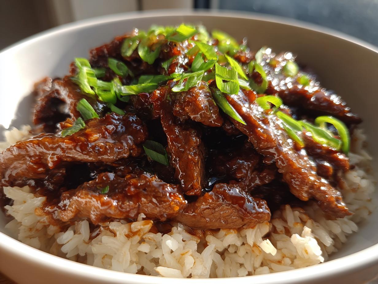 mongolian beef recipe takeout