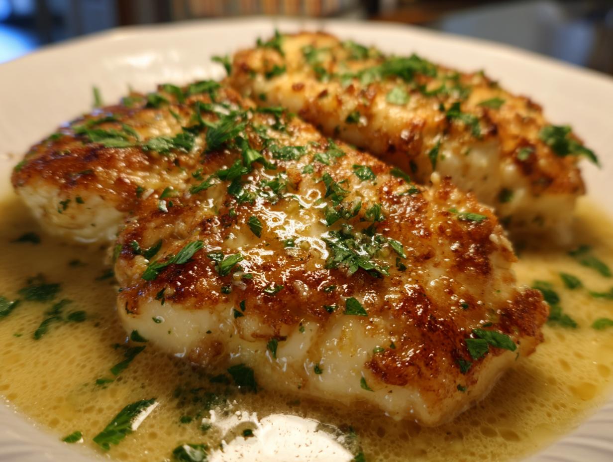 pan seared cod lemon butter