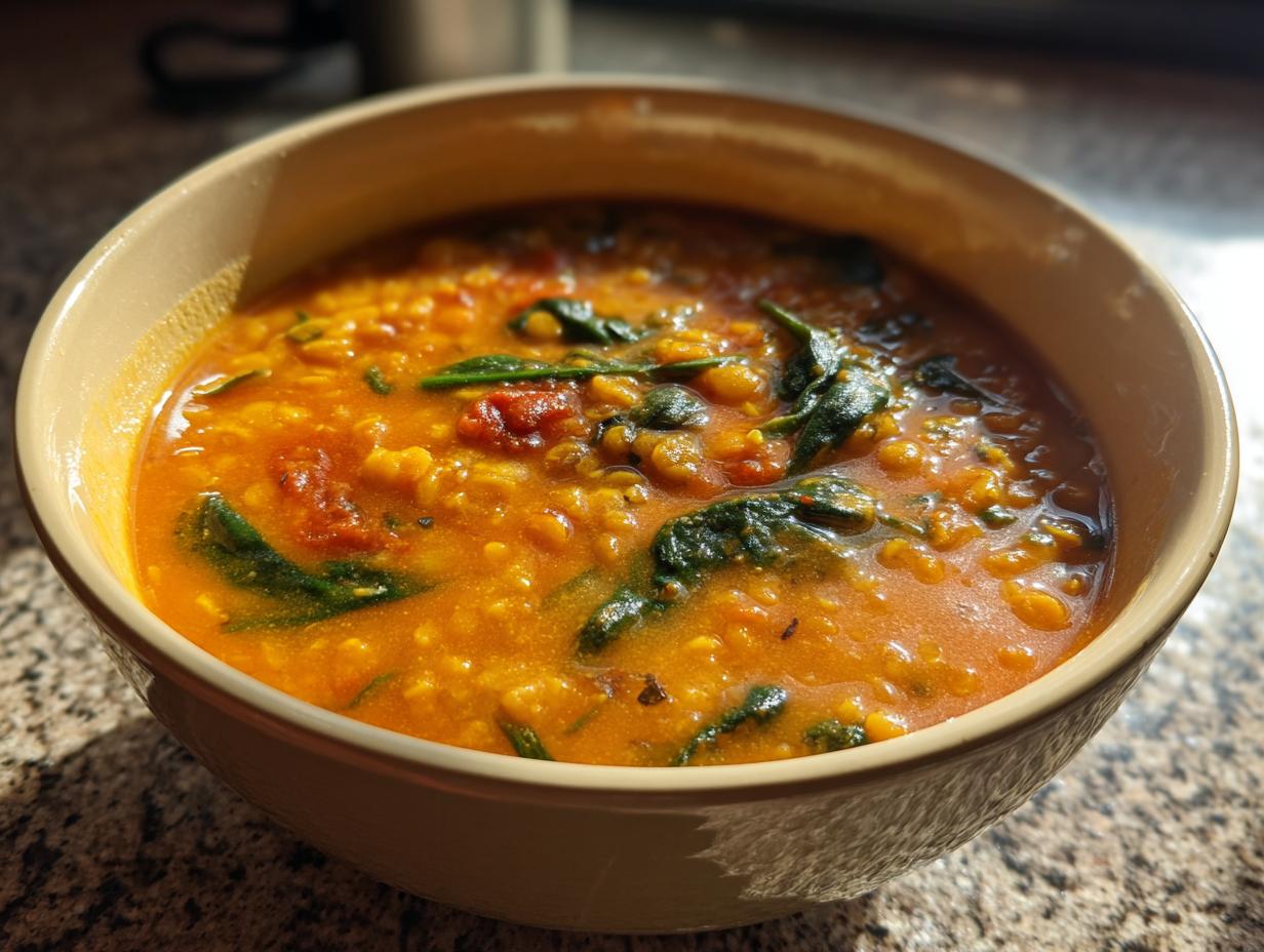 red lentil soup curry
