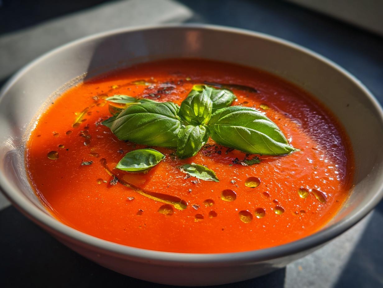 roasted red pepper tomato soup