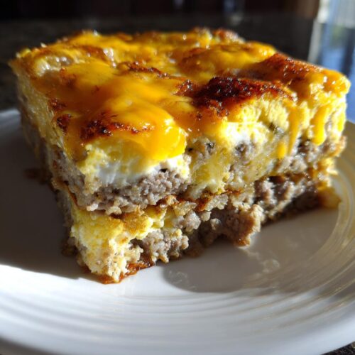 sausage egg breakfast casserole protein