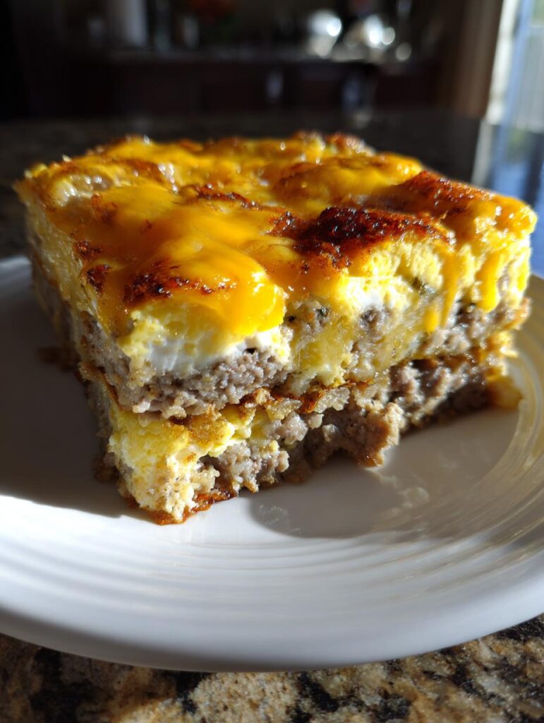 sausage egg breakfast casserole protein