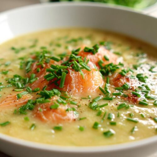 smoked salmon potato soup