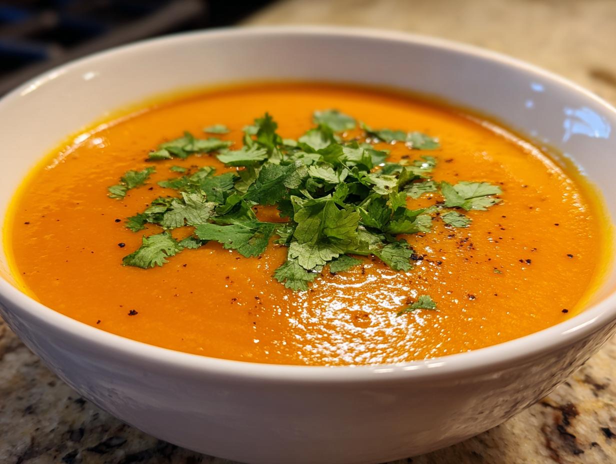 sweet potato coconut soup
