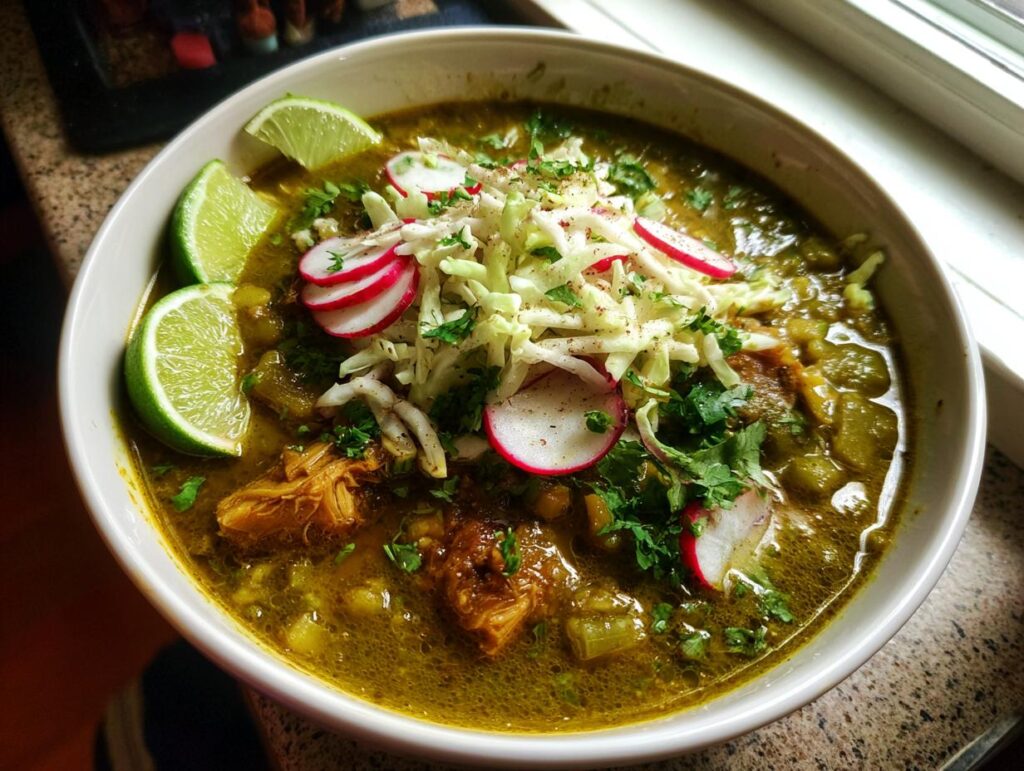 vegetarian pozole verde