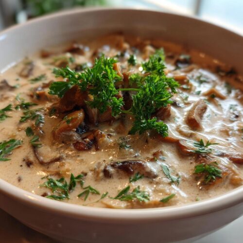 wild mushroom soup creamy
