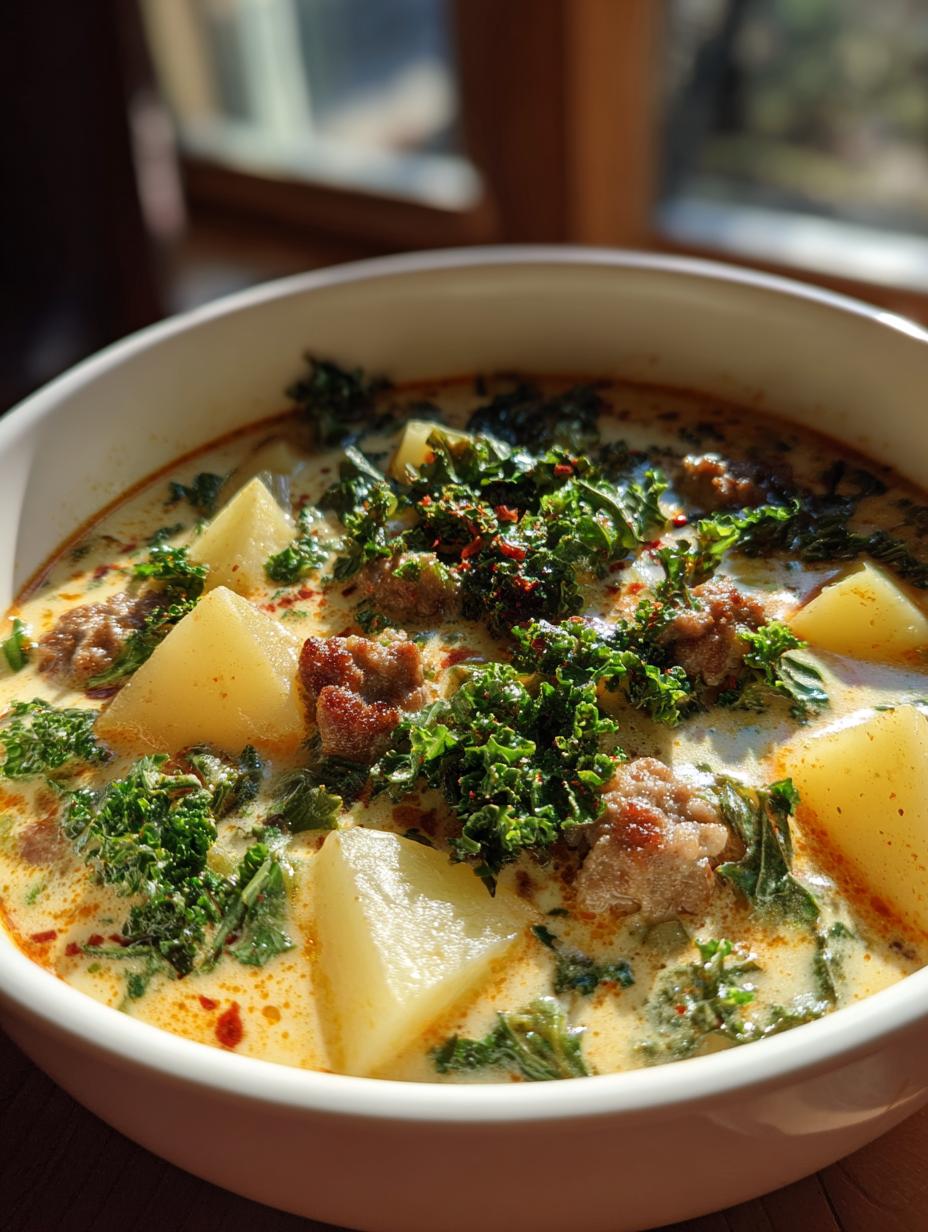 zuppa toscana olive garden copycat - detail 1
