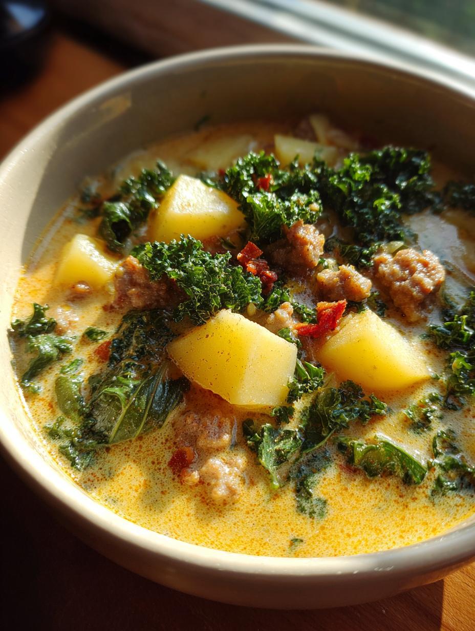 zuppa toscana olive garden copycat - detail 2