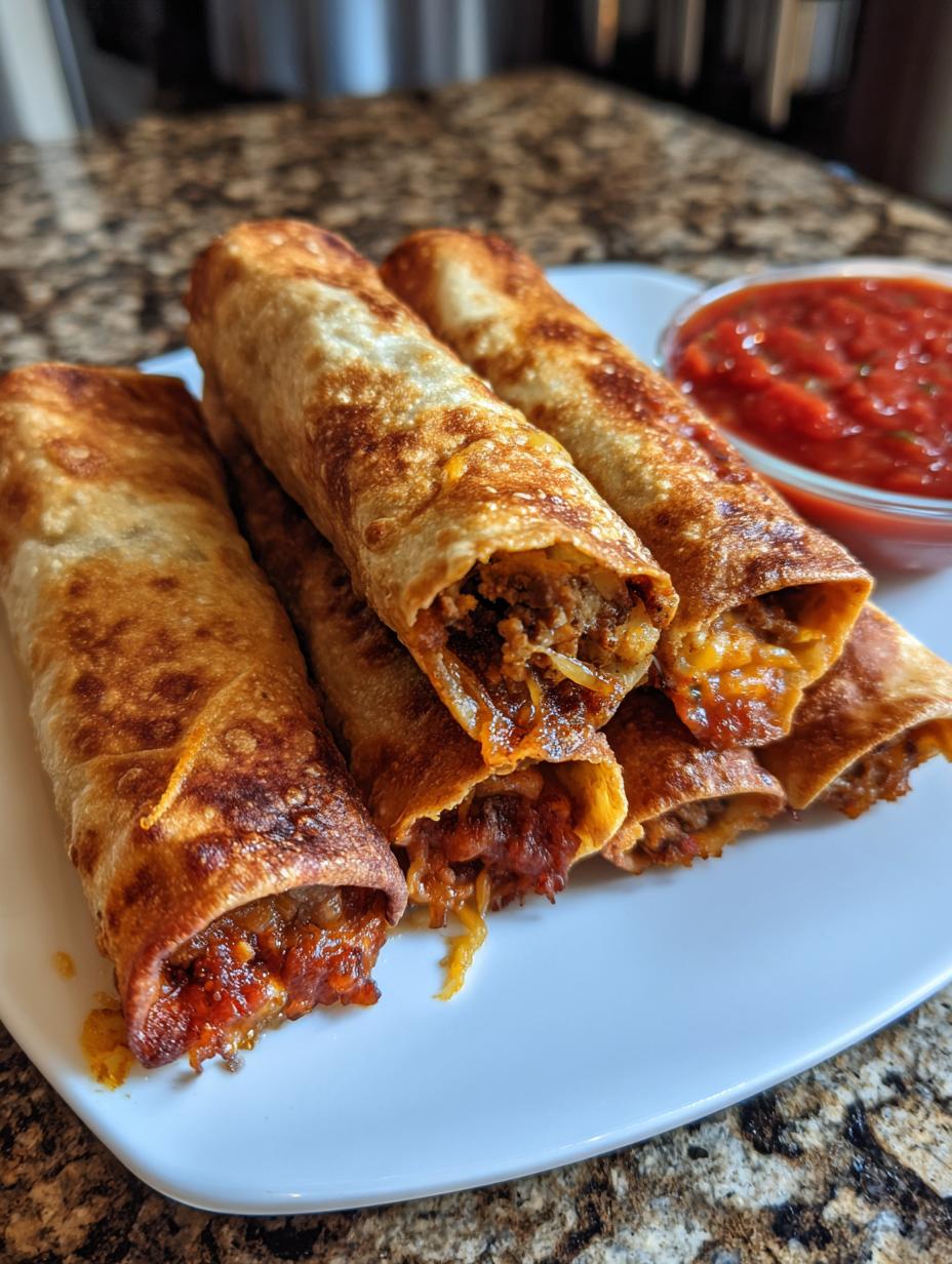 Air Fryer Beef Taquitos - detail 1