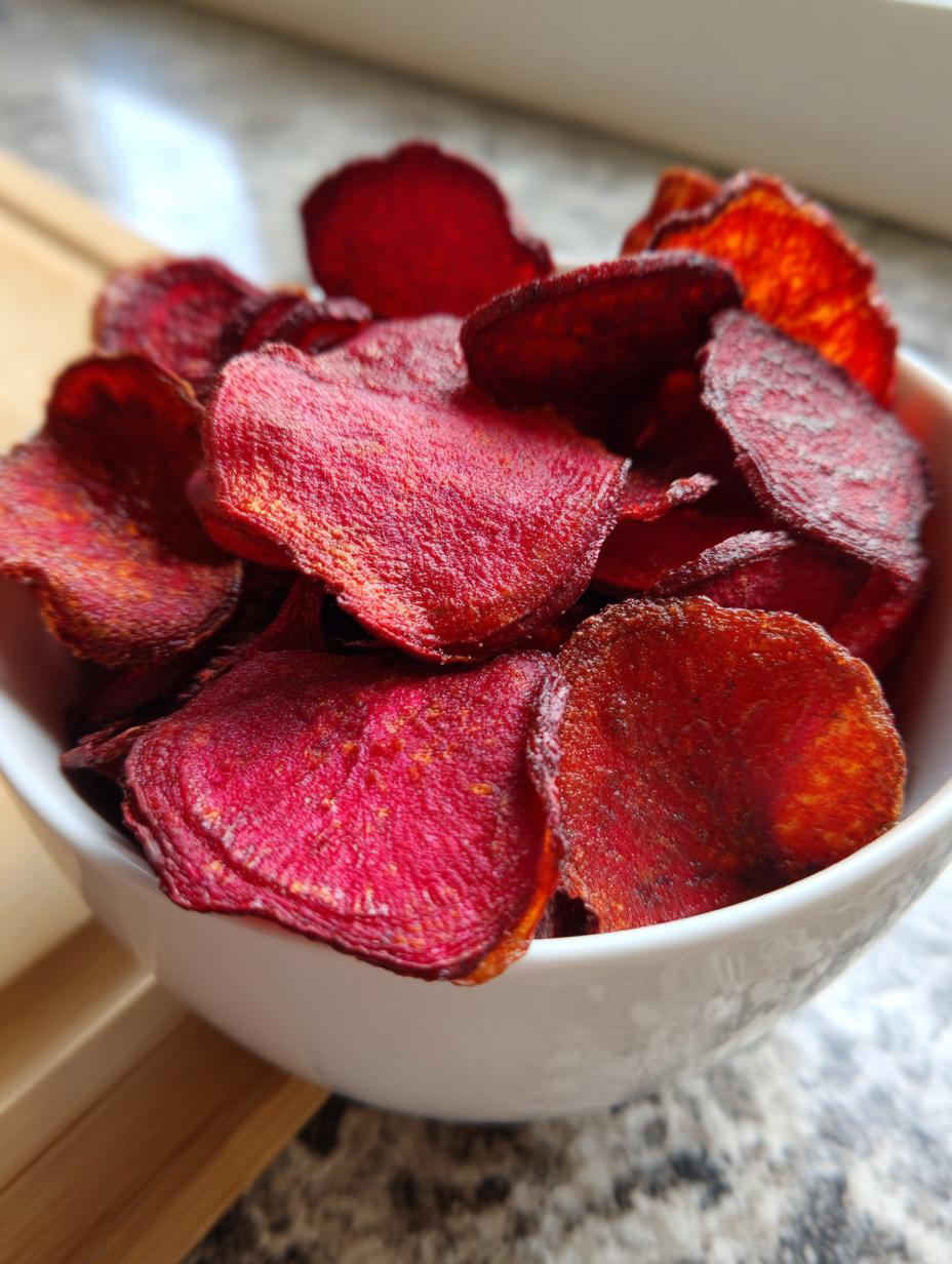 Air Fryer Beet Chips - detail 1