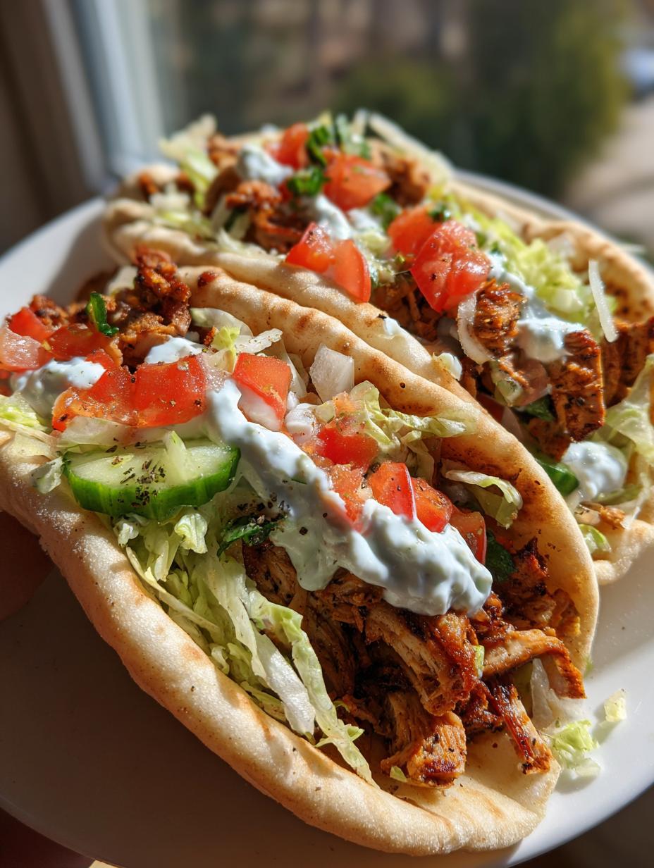 Air Fryer Chicken Shawarma Pockets - detail 1