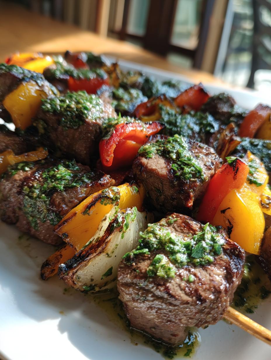 Air Fryer Chimichurri Beef Kabobs - detail 1