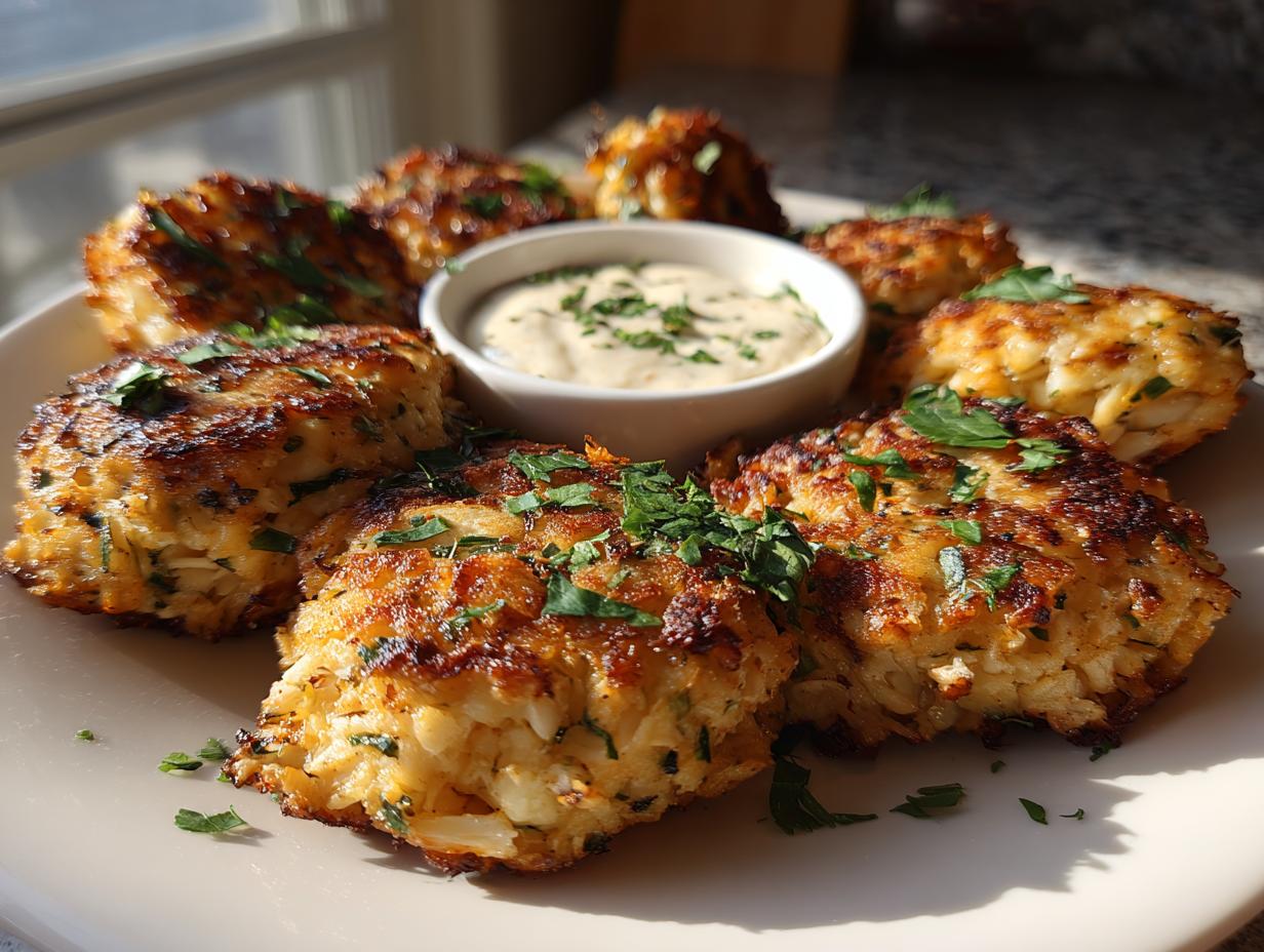 Air Fryer Crab Cakes with Aioli
