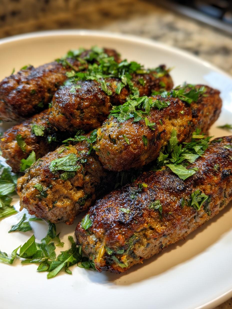 Air Fryer Lebanese Beef Kafta - detail 1