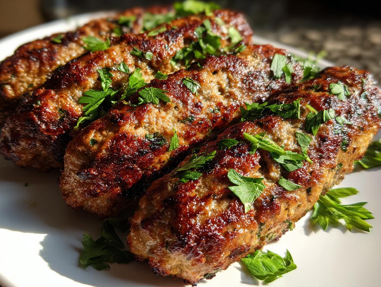 Air Fryer Lebanese Beef Kafta