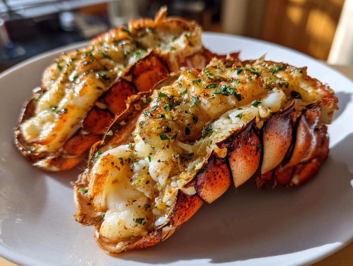 Air Fryer Lobster Tails with Butter